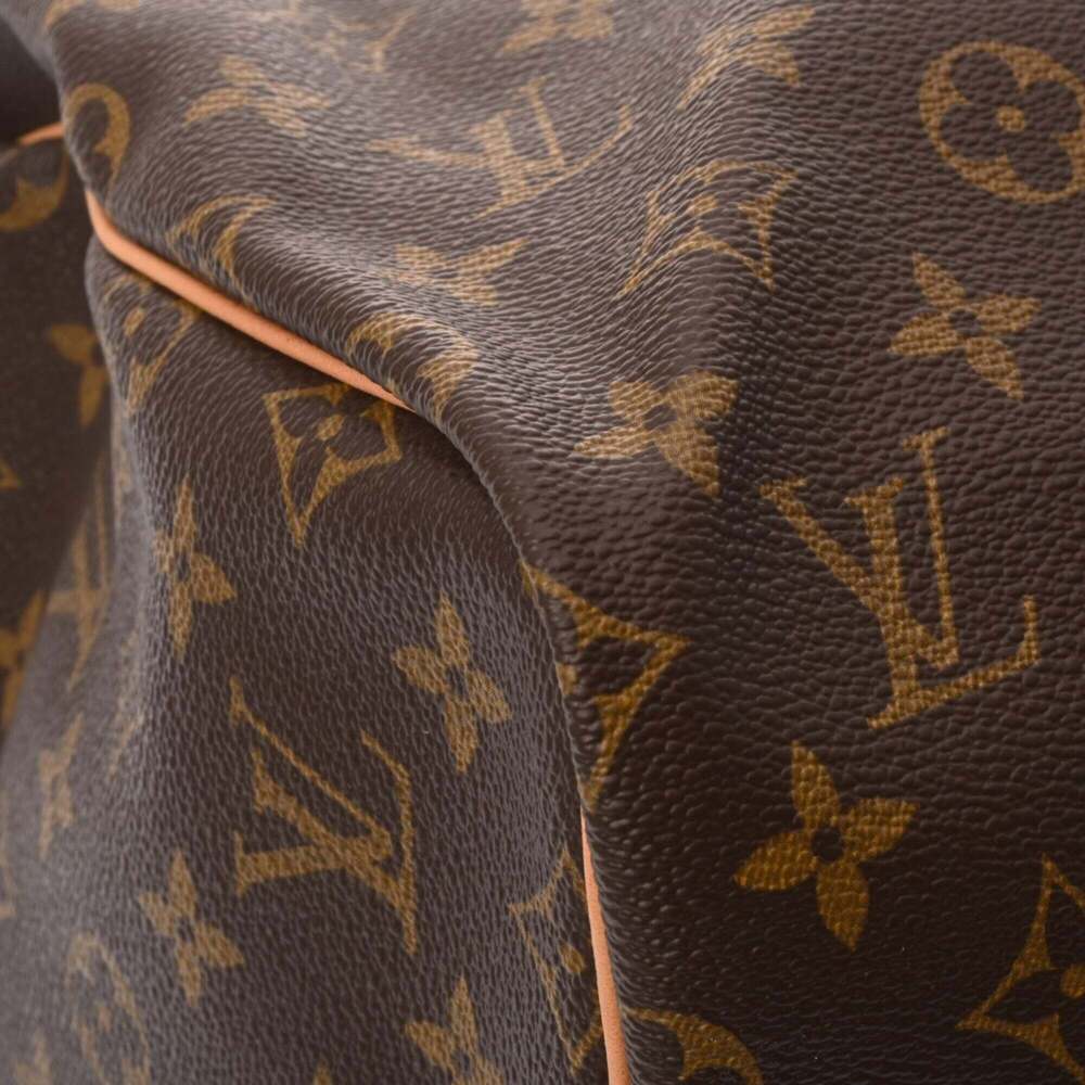 LOUIS VUITTON Brown Monogram Canvas Keepall 55 Boston Bag - Picture 8 of 11